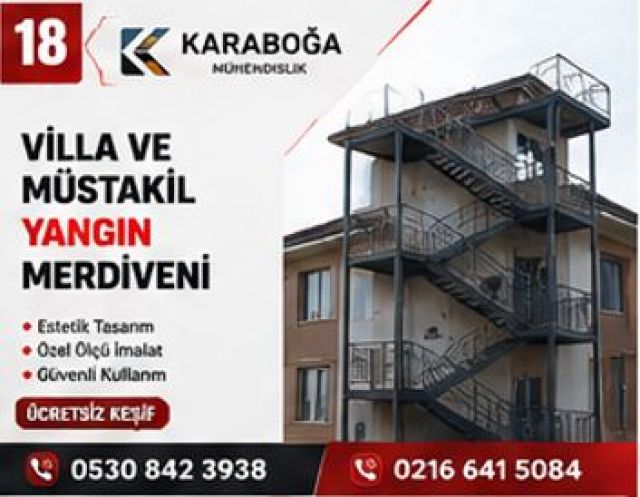 İstanbul Makaralı Yangın Merdiveni İmalatı ve Yangın Kapısı Fiyatları